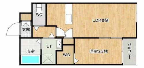 St.Residence七道【3階】の間取り