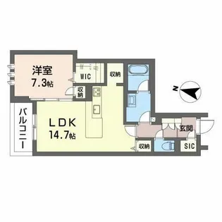 グランプレミアプラス【2階】の間取り