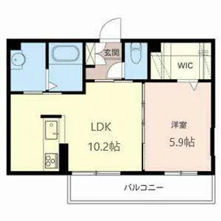 エスポワール アイ 北春日丘I,II【2階】の間取り