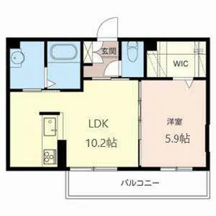 エスポワール・アイ 北春日丘I,II【2階】の間取り
