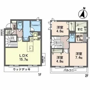 シャーメゾン恵【000D号室】の間取り