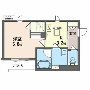 シャーメゾン カーサ ベルデ I【0102号室】の間取り