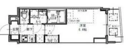 大阪府大阪市福島区玉川2丁目【マンション】の間取り