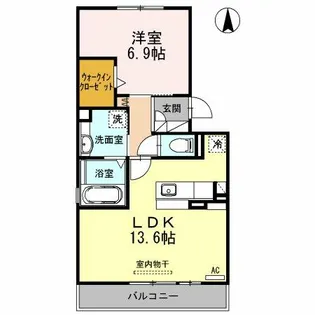 フィオーレ【2階】の間取り