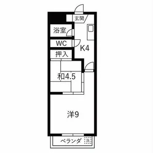新日ビル豊明マンション【9階】の間取り