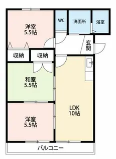 長谷川ハウス【2階】の間取り