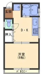 向島ハイツ【3階】の間取り