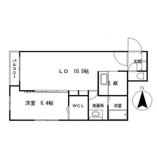 HOKO南高前【1階】の間取り