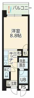 パークハイムうつぼ【5階】の間取り