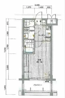 サヴォイテンジンクォーター【7階】の間取り