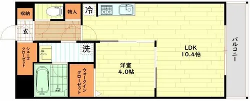 アーバネックス東梅田【6階】の間取り