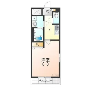 トラスト王子町【7階】の間取り