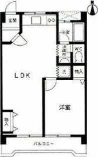 メゾン武田【5階】の間取り