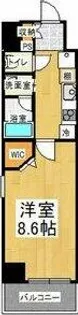 イースクエア並木【8階】の間取り
