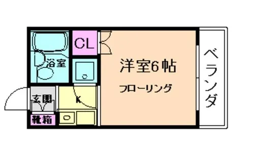 シャルム藤芳【4階】の間取り