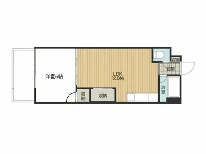 ギャラン江南【9階】の間取り