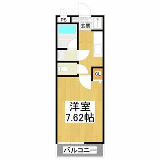 フジパレスアサヒ【1階】の間取り