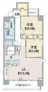 RAXA覚王山【4階】の間取り