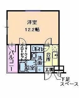 フジパレスあびこ【1階】の間取り