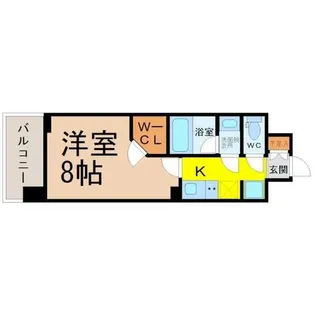 ブランシエスタ泉【5階】の間取り