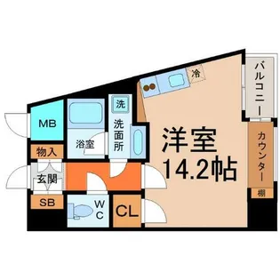 グラヴィス鶴舞【6階】の間取り