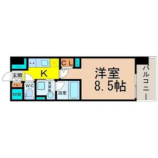 セレニティー大須【4階】の間取り