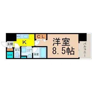 セレニティー大須【3階】の間取り