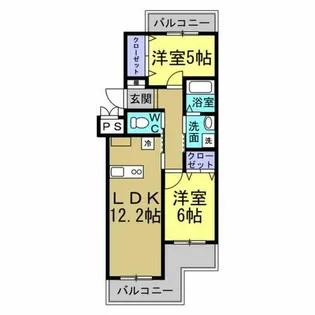 サンライフカトー【3階】の間取り