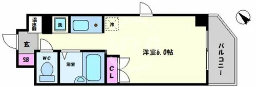 willDo九条【8階】の間取り