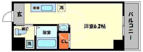 JJコート市岡【2階】の間取り