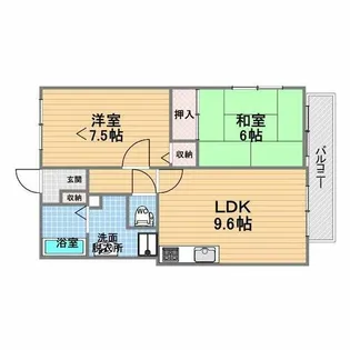 ベアント甲子園【2階】の間取り