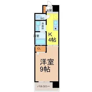 エクセルシオール栄【5階】の間取り