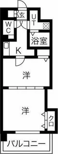 セントラル名古屋【8階】の間取り
