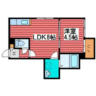 ルチェーレ【2階】の間取り