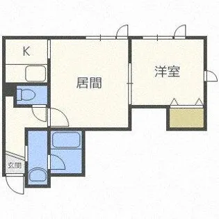 パームハイツ【3階】の間取り