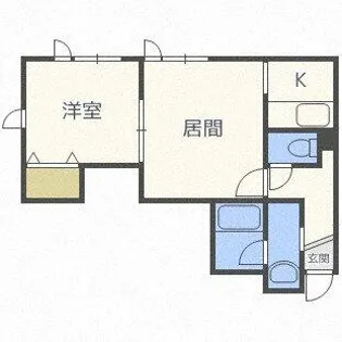 パームハイツ【202号室】の間取り
