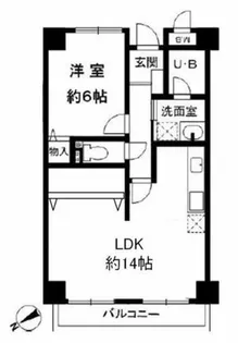 アメニティ高槻【2階】の間取り