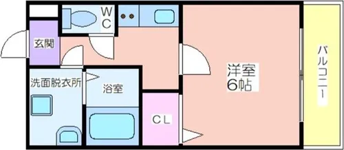 グランパシフィック清水丘【3階】の間取り