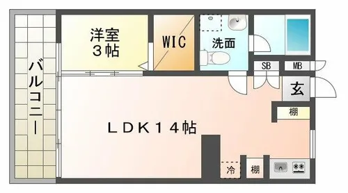 グリーンヒル舞子【3階】の間取り