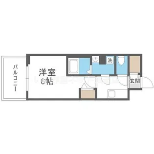 エスリード大阪イーストエッジ【8階】の間取り