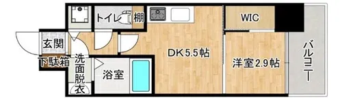 セレニテ新大阪プリエ【10階】の間取り