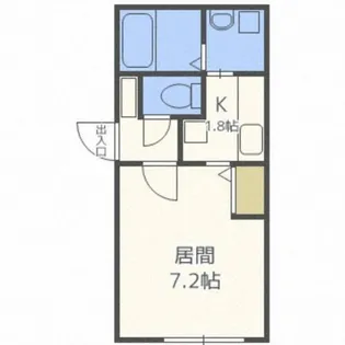 プレシェルト中の島【1階】の間取り