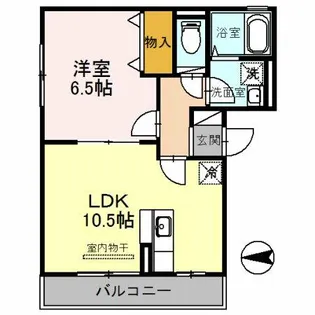 エスポワール【3階】の間取り