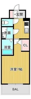エスリード京橋グランテラス【3階】の間取り