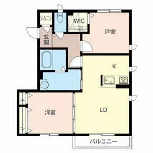 第3ハイツ宝和【0201号室】の間取り