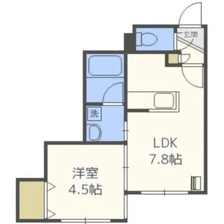 サンライズ【2階】の間取り