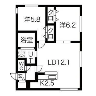 Ciel Serein【2階】の間取り