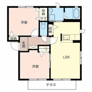 Ciel Garden【0107号室】の間取り