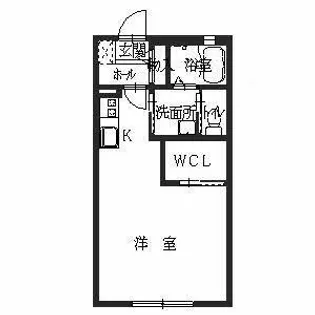 MAST COURT 緑町【0103号室】の間取り