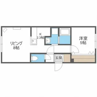 グランメール発寒6-10【3階】の間取り